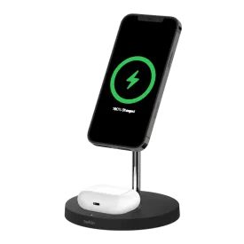 Belkin BOOSTCHARGE PRO 2-in-1 Wireless Charger Stand With MagSafe 15W