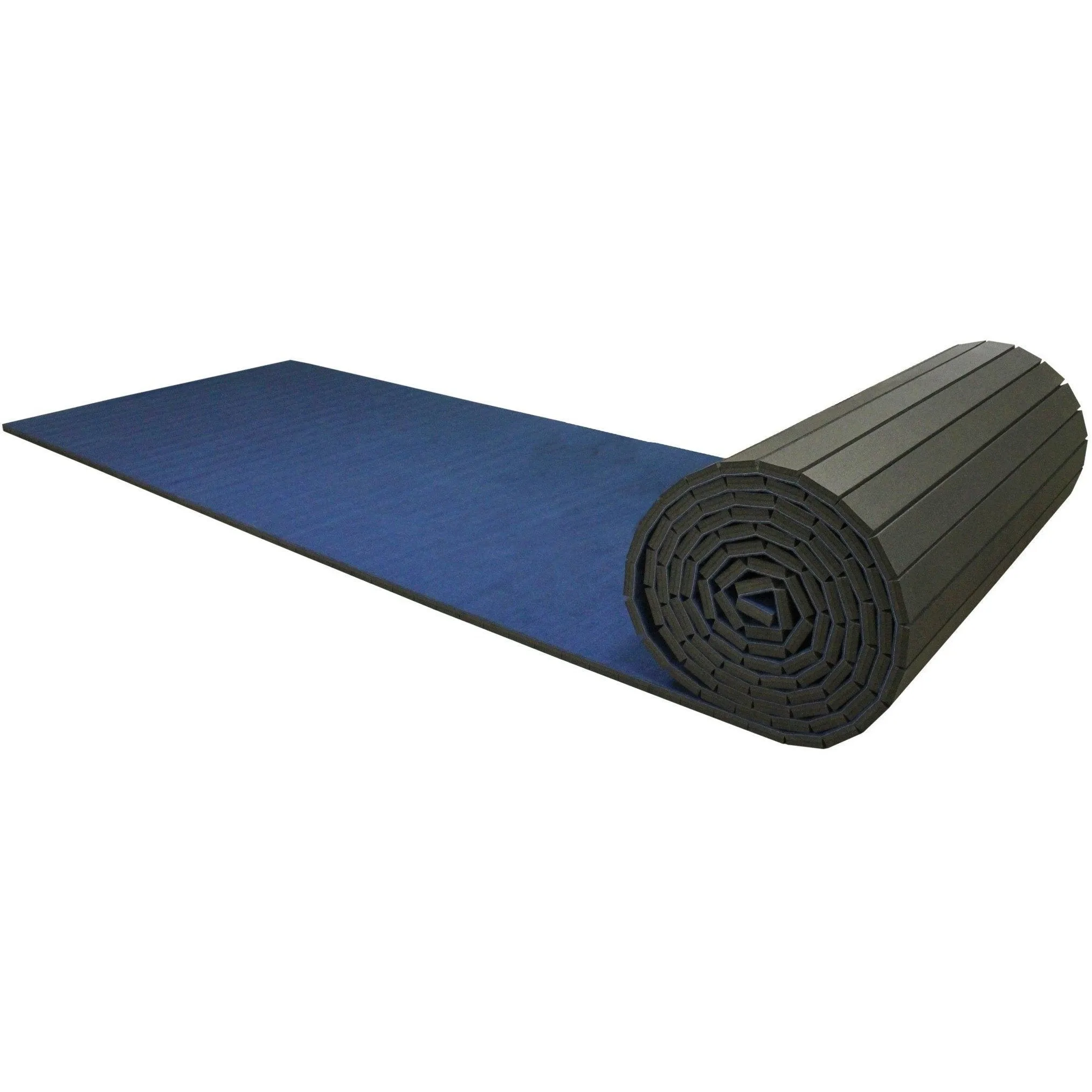 12 metre Cannons UK Rollaway Gymnastics Wrestling Martial Arts Mat Carpet Top Blue or Black