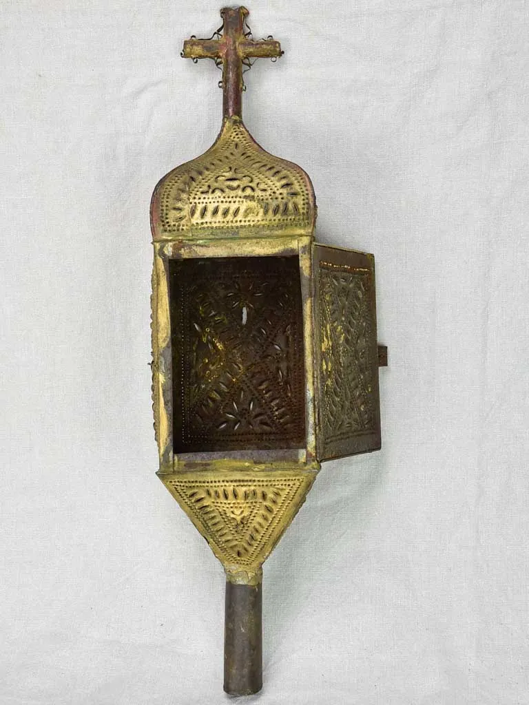 19th Century French lantern from a church 27¼"