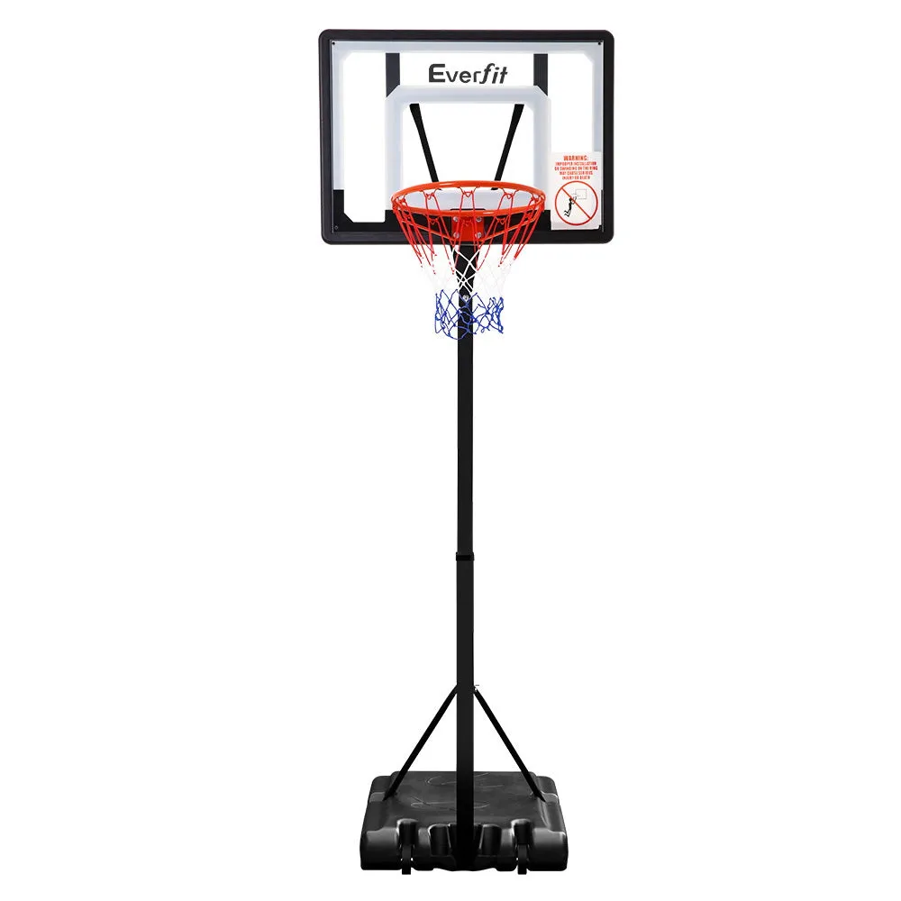 Adjustable Portable Basketball Stand Hoop System Rim 32" Backboard