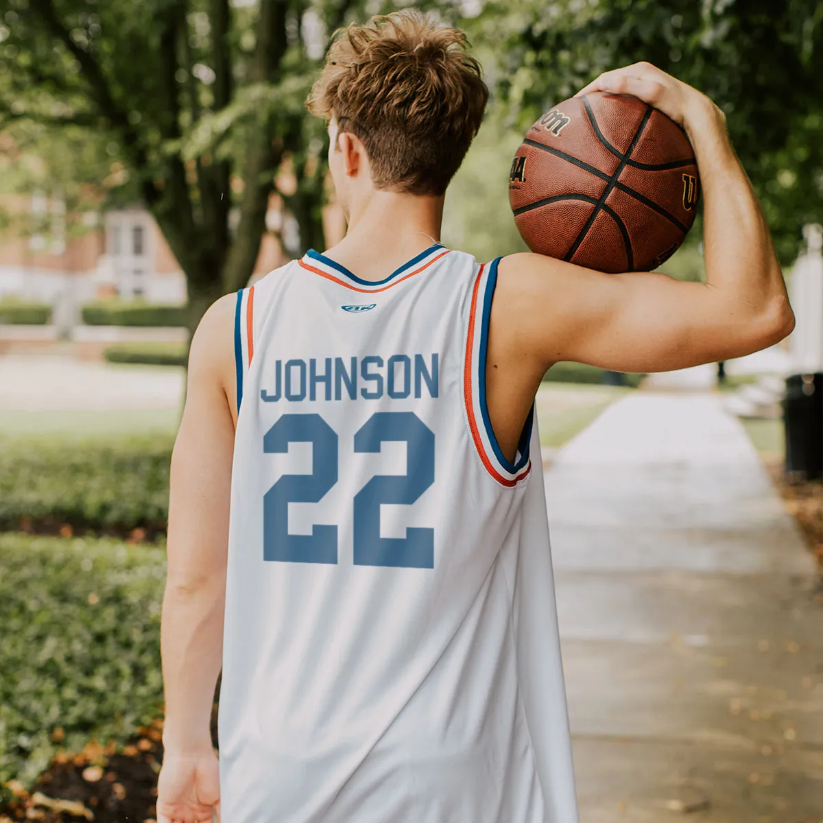 AGR Retro Block Basketball Jersey