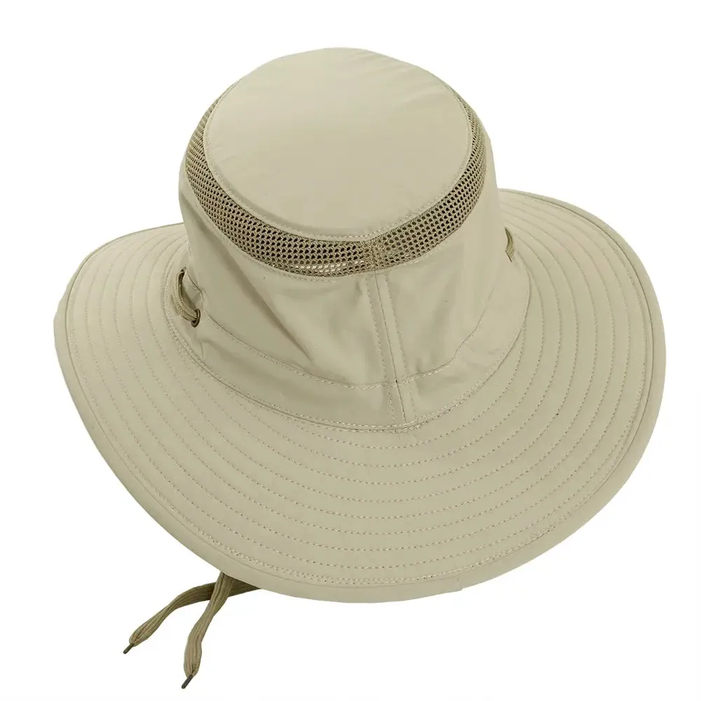 Angler | Mens Nylon Wide Brim Sun Hat