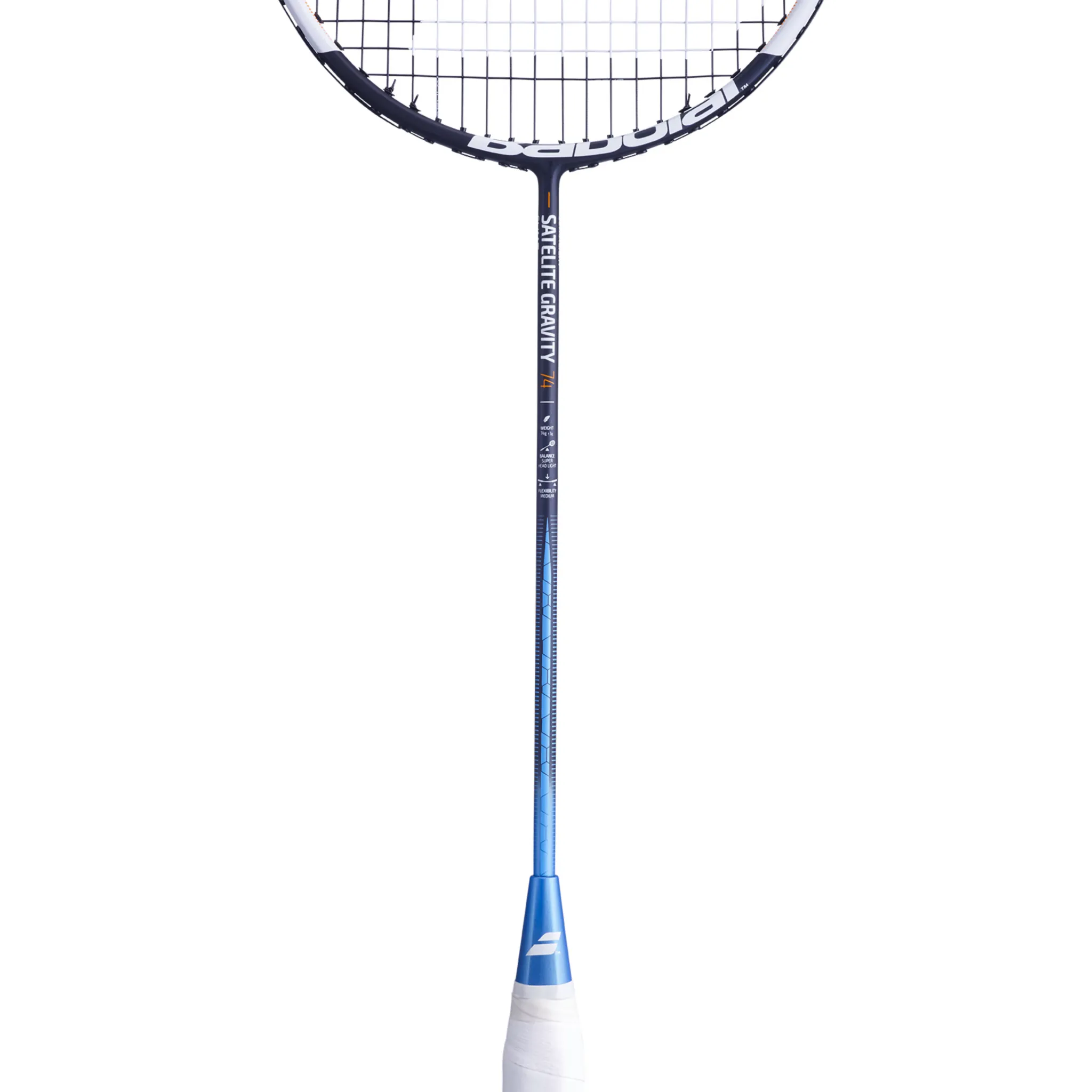 Babolat SATELITE GRAV74 String Badminton Racket [Navy]