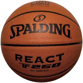 Basketball Spalding React Tf-250 Logo Fiba 76967Z