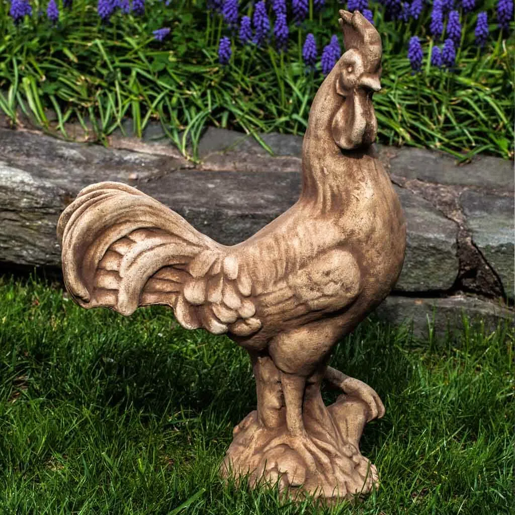 Campania International Antique Rooster Statue