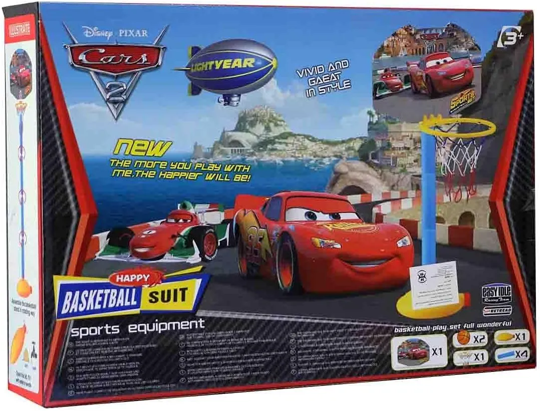 Cars Themed Basketball Play Set