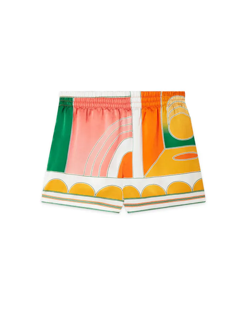 Casablanca Silk Shorts Summer Court