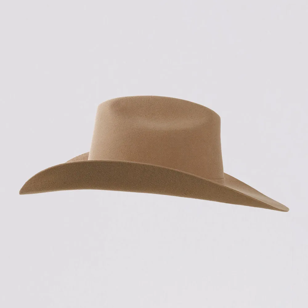 Cattleman | Womens Felt Cowgirl Hat with Western Hat Band