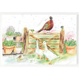 (2-Pack) Premium Ceramic Table Mat - The Gardening Club Collection, Ideal for Gardening Enthusiasts