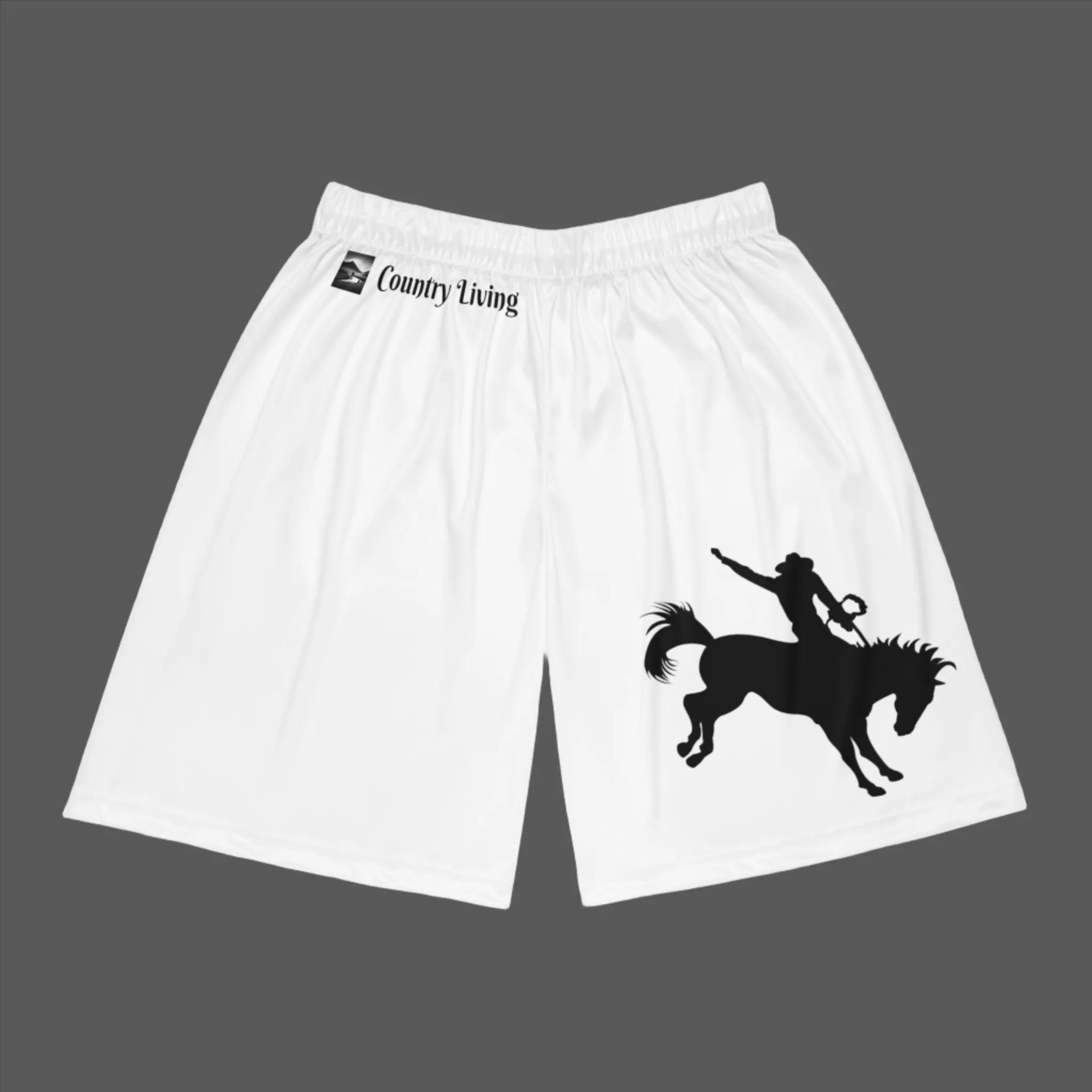 Country Living Basketball Shorts (AOP)