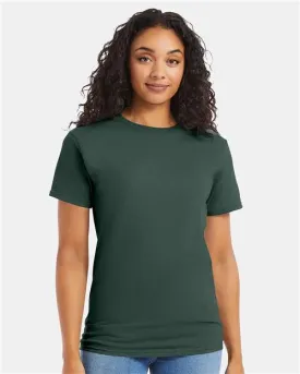 Custom Embroidered - Hanes - Essential-T T-Shirt - Athletic Dark Green - 5280