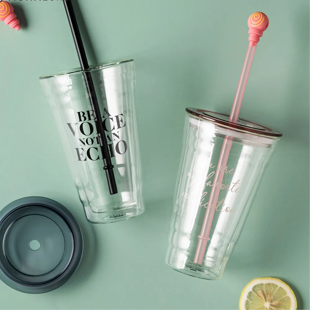 Double-Layer Glass Tumblers