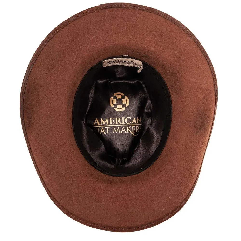 Duke | Mens Brown Felt Cowboy Hat