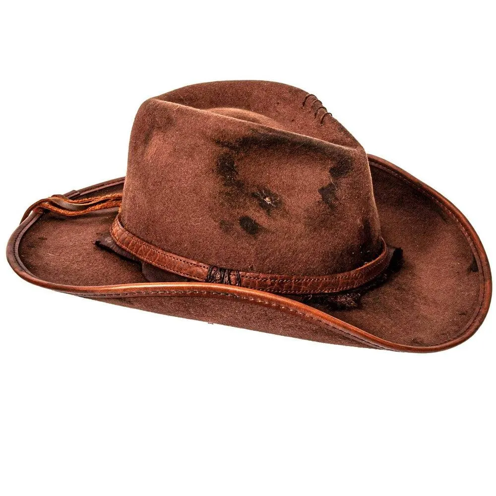 Duke | Mens Brown Felt Cowboy Hat