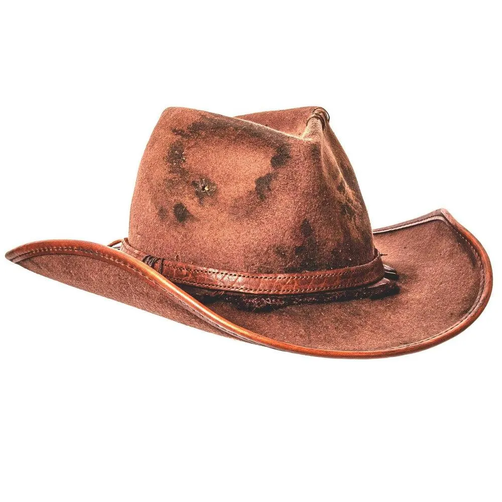 Duke | Mens Brown Felt Cowboy Hat