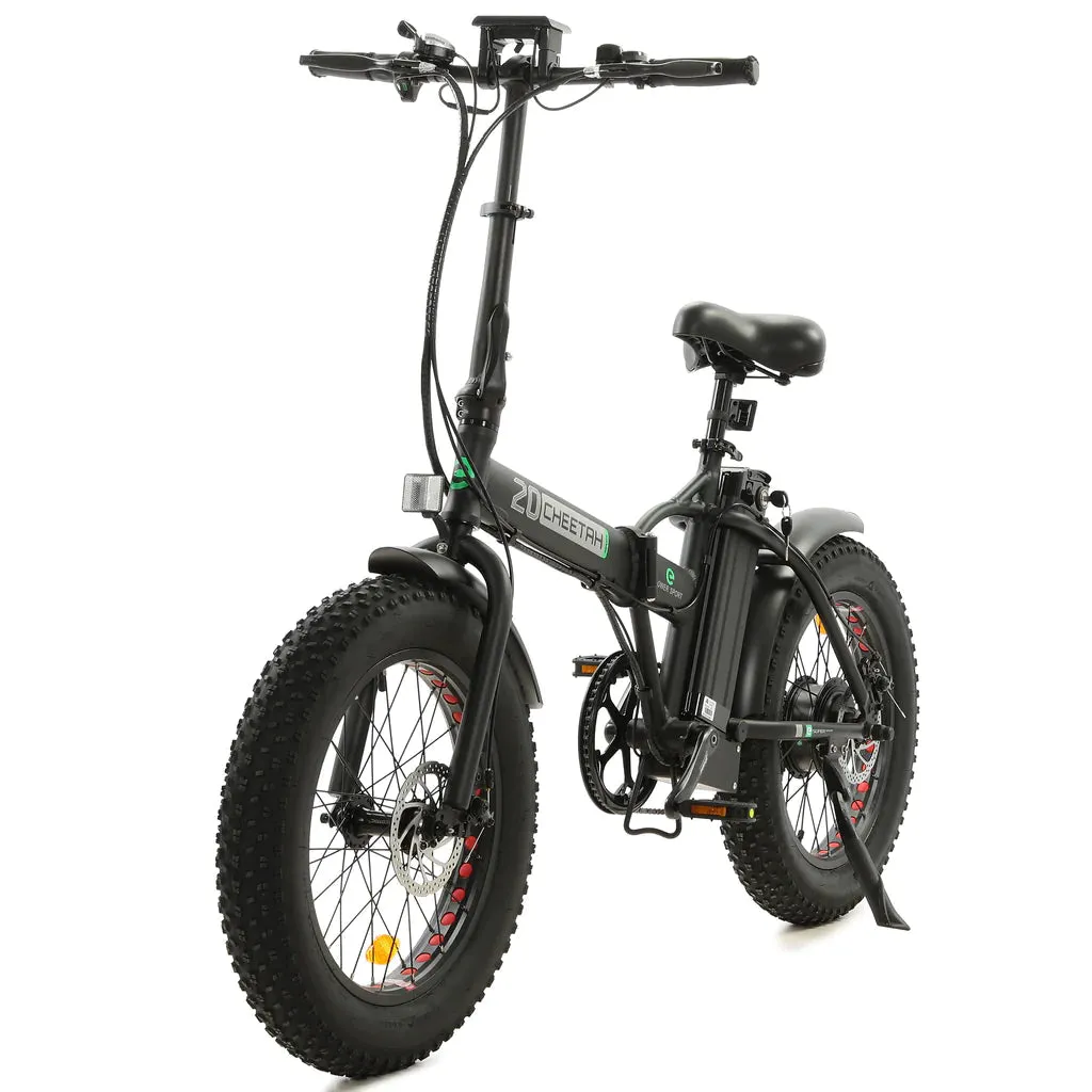 Ecotric 48V/13Ah 500W Folding Fat Tire Electric Bike With LCD Display