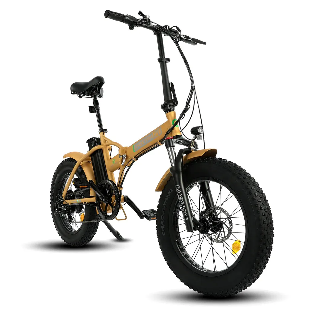 Ecotric 48V/13Ah 500W Folding Fat Tire Electric Bike With LCD Display