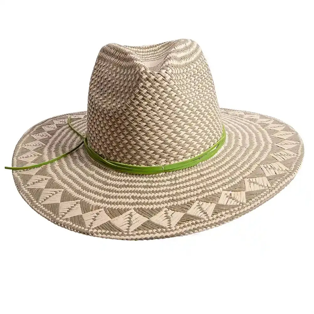 Eppie | Womens Two Tone Toyo Straw Sun Hat