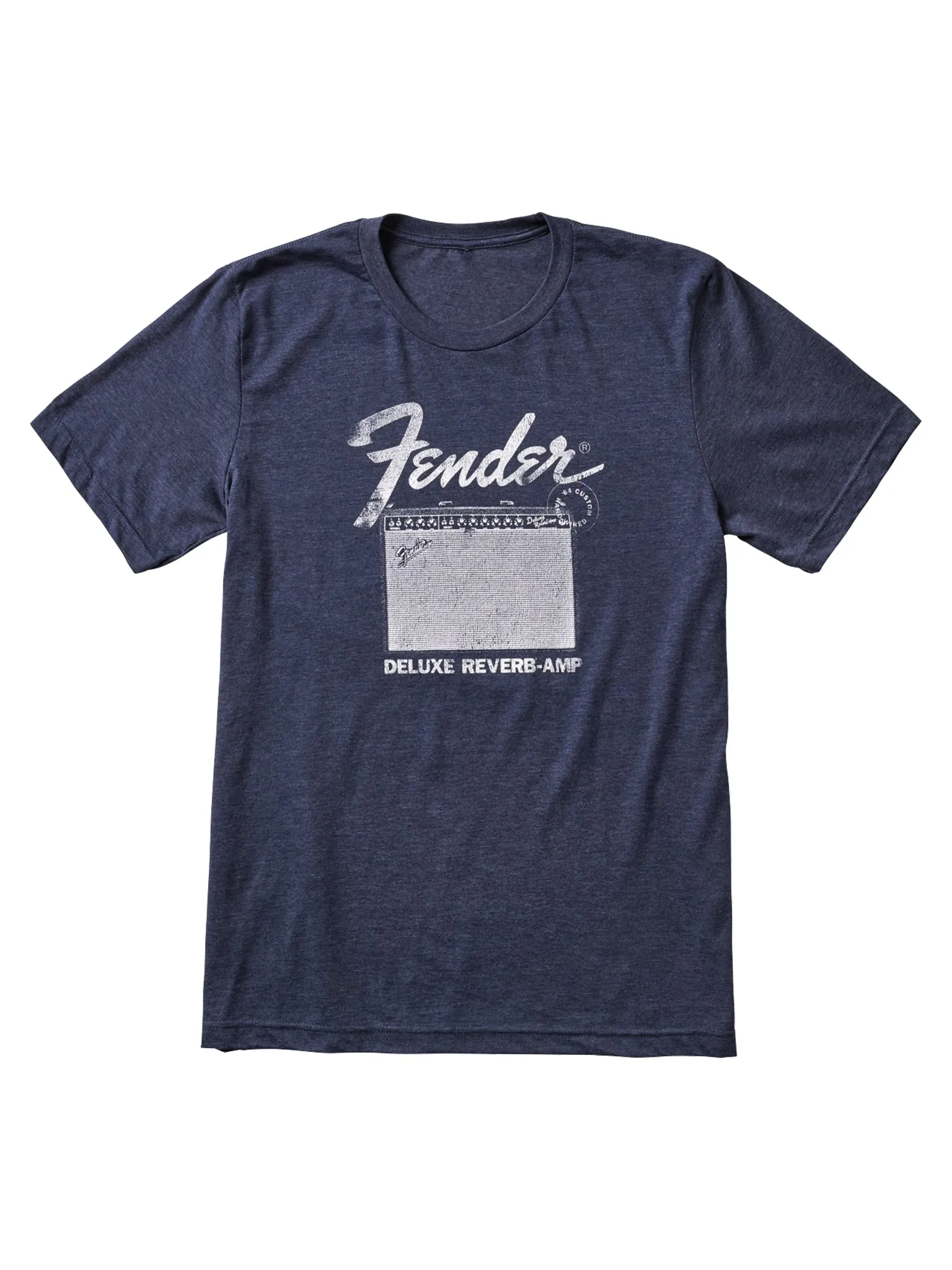 Fender Deluxe Reverb T-Shirt, Blue, Small