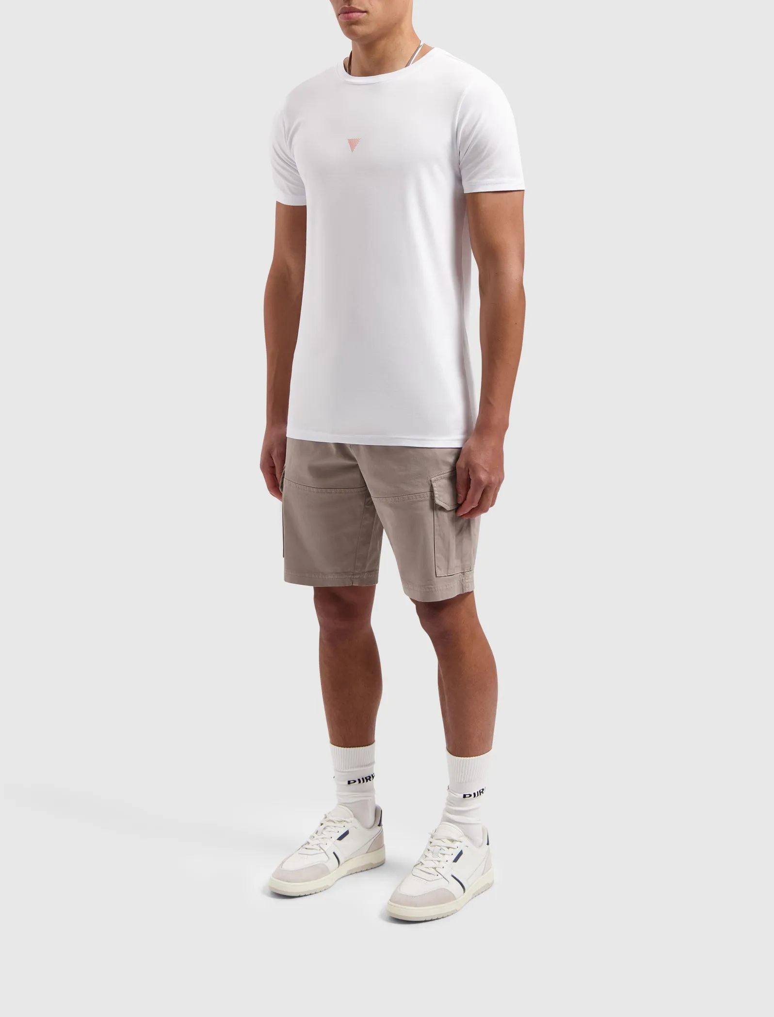 Garment Dye Cargo Shorts | Taupe