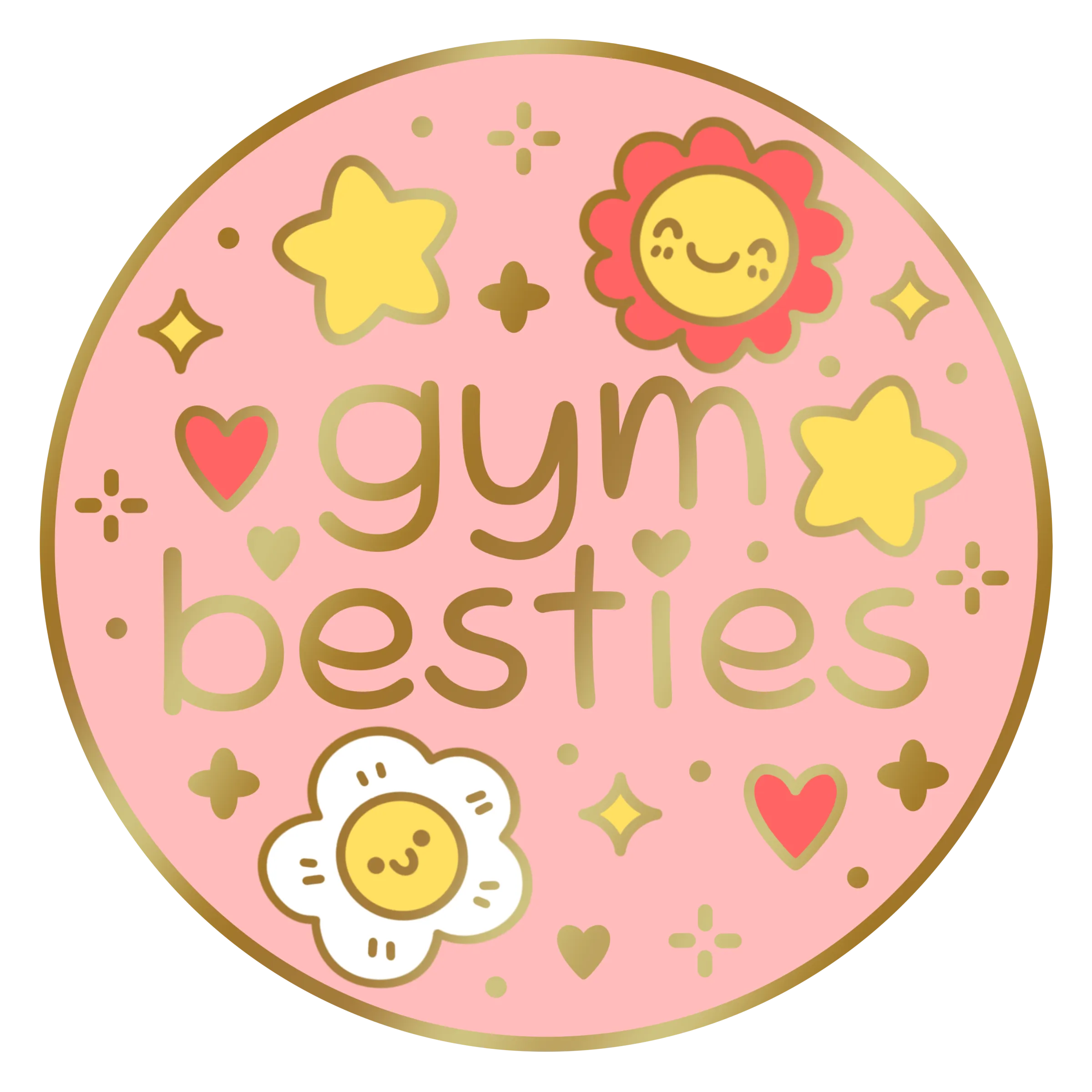 Gym Besties Pin