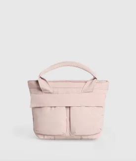 Stylish Gymshark Mini Tote Bag in Soft Muted Pink