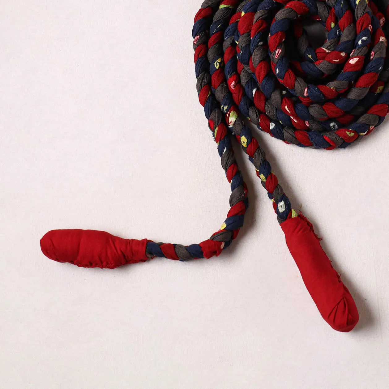 Handmade Upcycled Fabric Skipping Rope 05