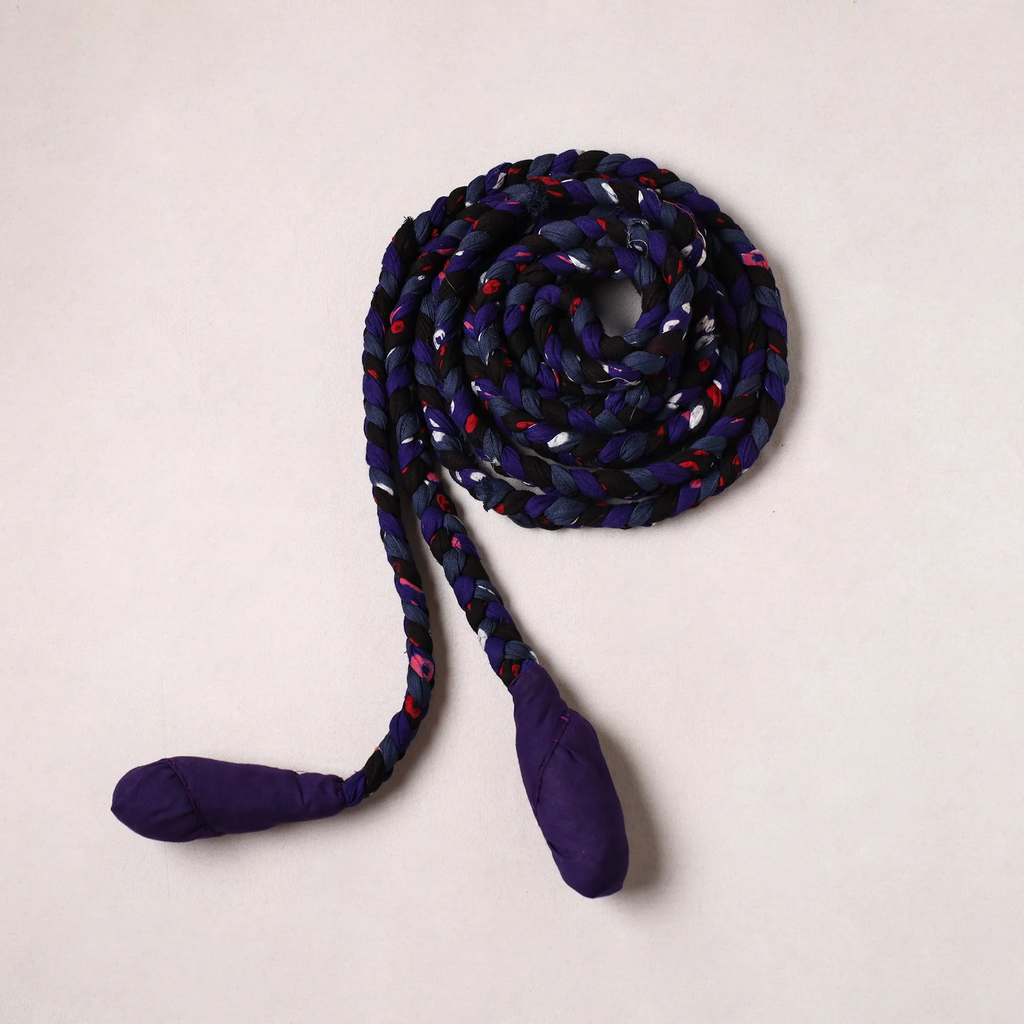 Handmade Upcycled Fabric Skipping Rope 45