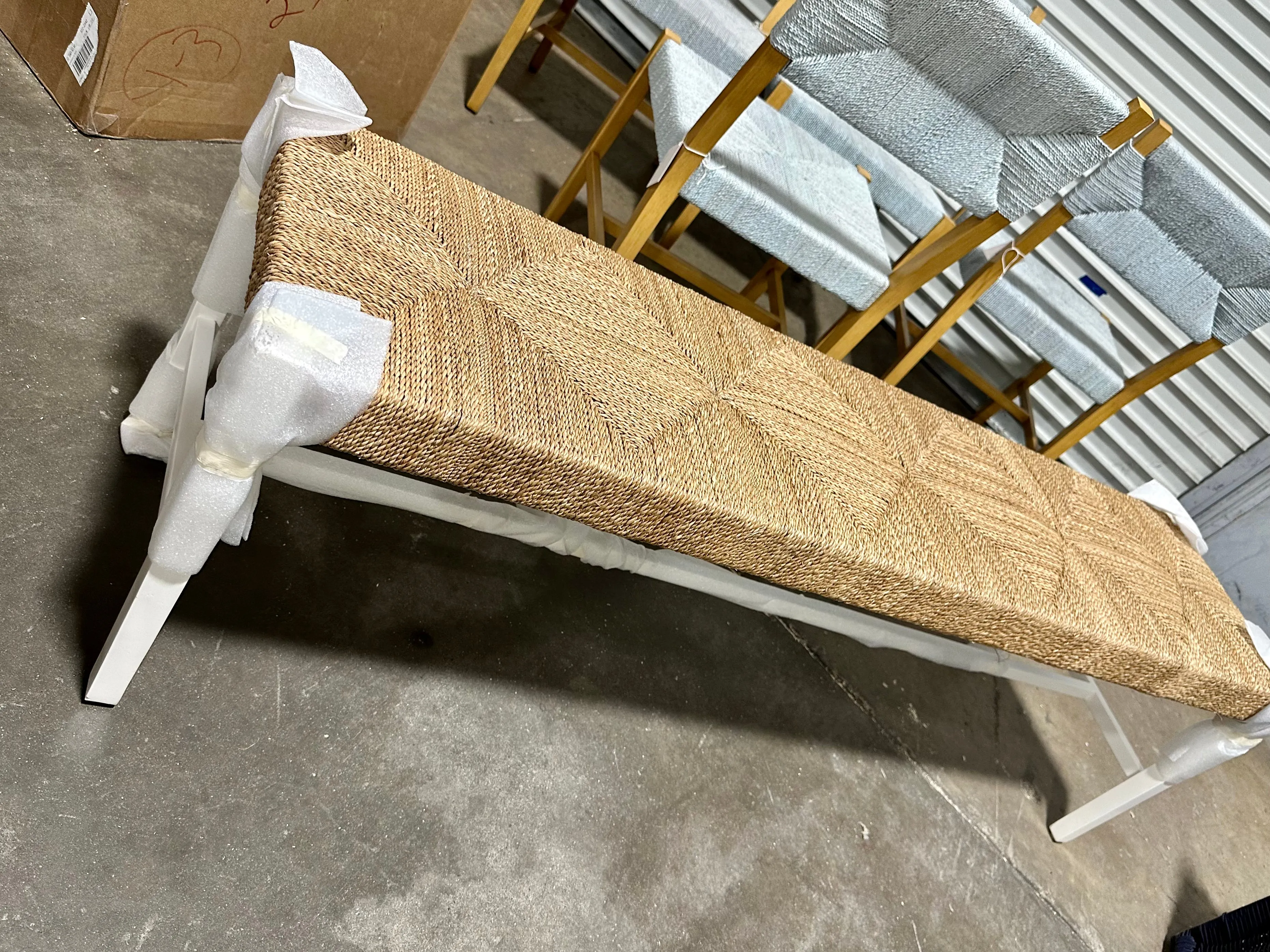 Hughes Backless Bench-Natural