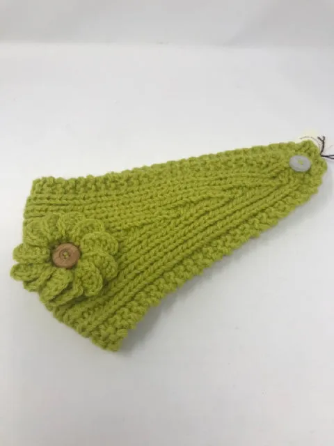 Lime Adult Acrylic Knit Ear Warmer