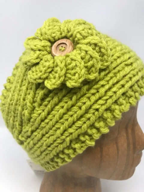 Lime Adult Acrylic Knit Ear Warmer