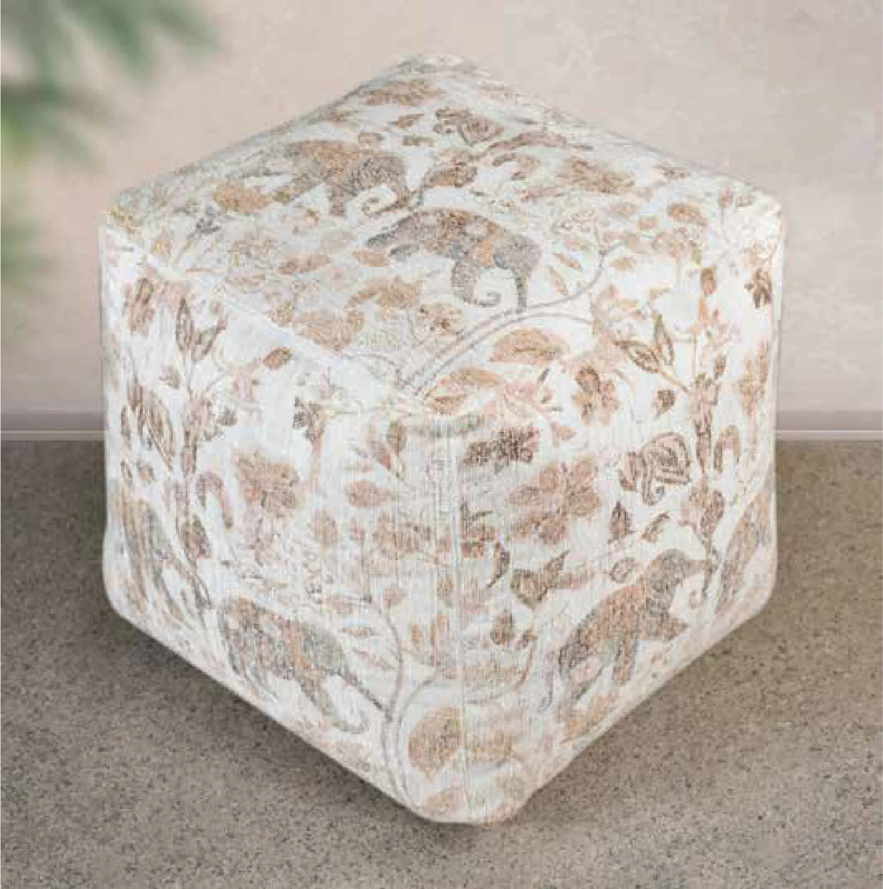 Medway Pouf Ivory 40 x 40 x 40 CM