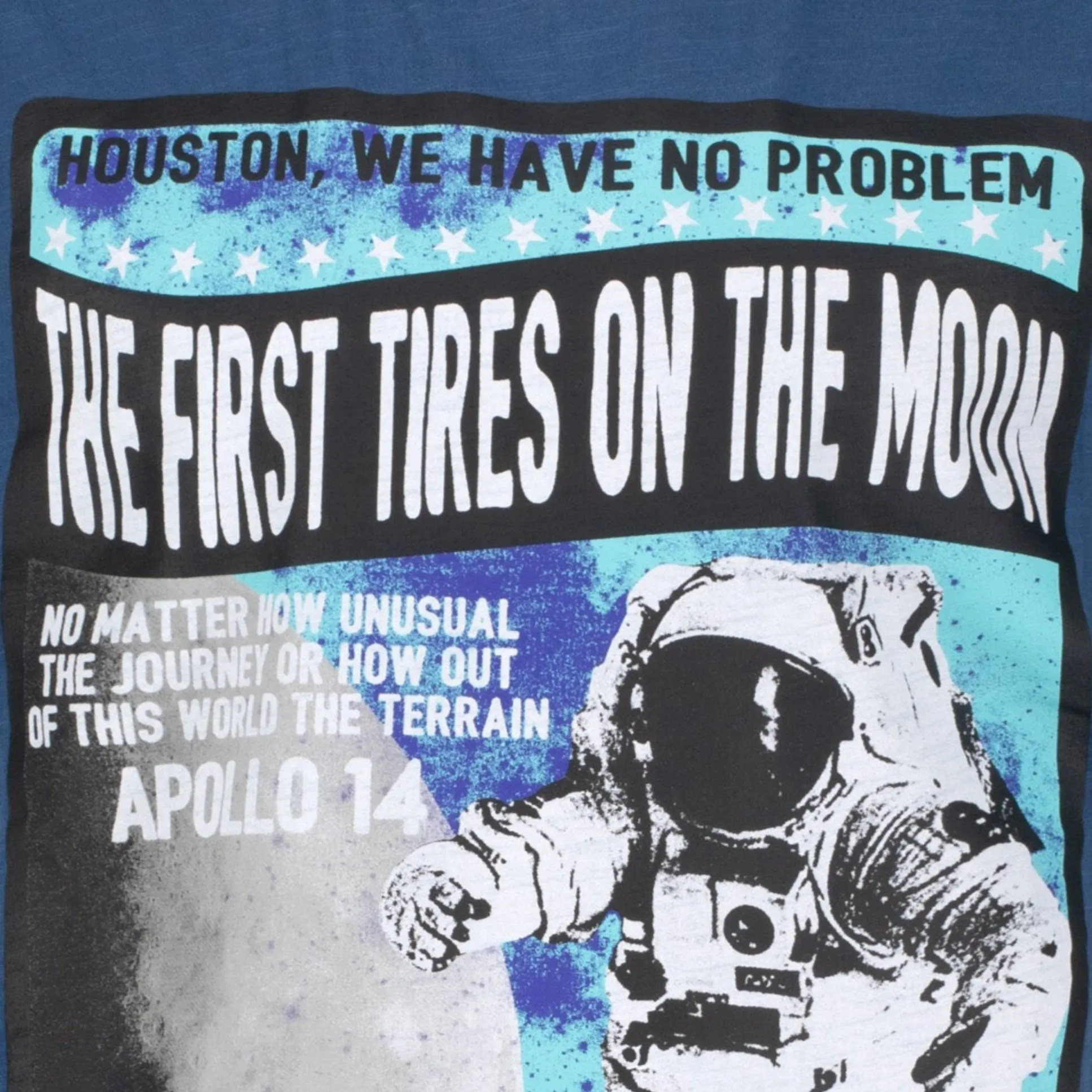 Moonland First Tires on the Moon Tee