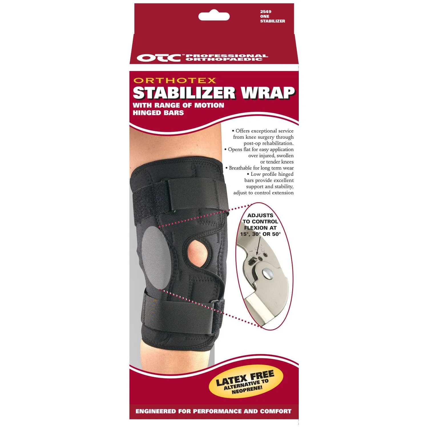 OTC KNEE WRAP ORTH ROM - 2549