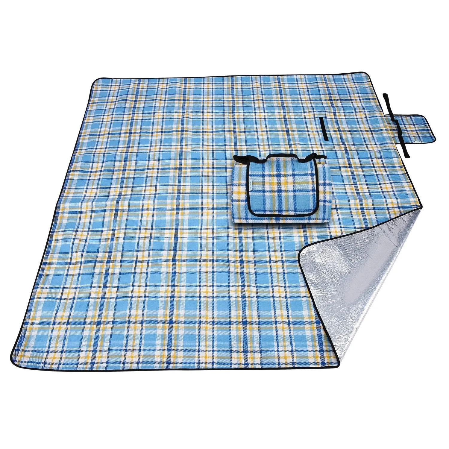 Outdoor Picnic blanket, Picnic Mat with Waterproof Backing for Picnics, Beaches and Outings