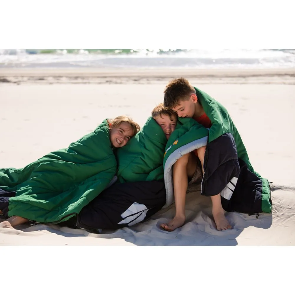 OZtrail Junior Kingsford 0°c Sleeping Bag in Green