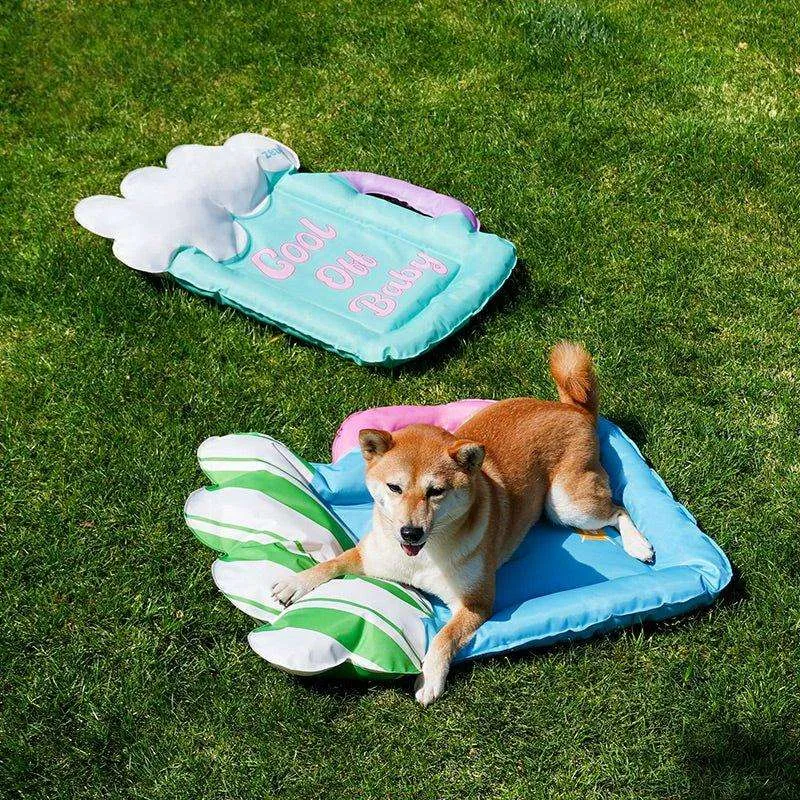 Pet Cooling Mat – Instant Chill with Beer Mug Inspired Design for Summer