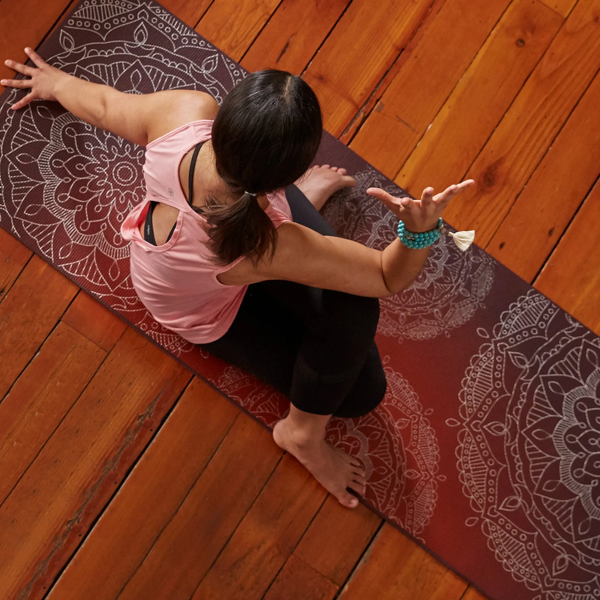 Premium Metallic Sunset Yoga Mat (6mm)