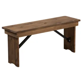 Rustic Style Farmhouse Bench