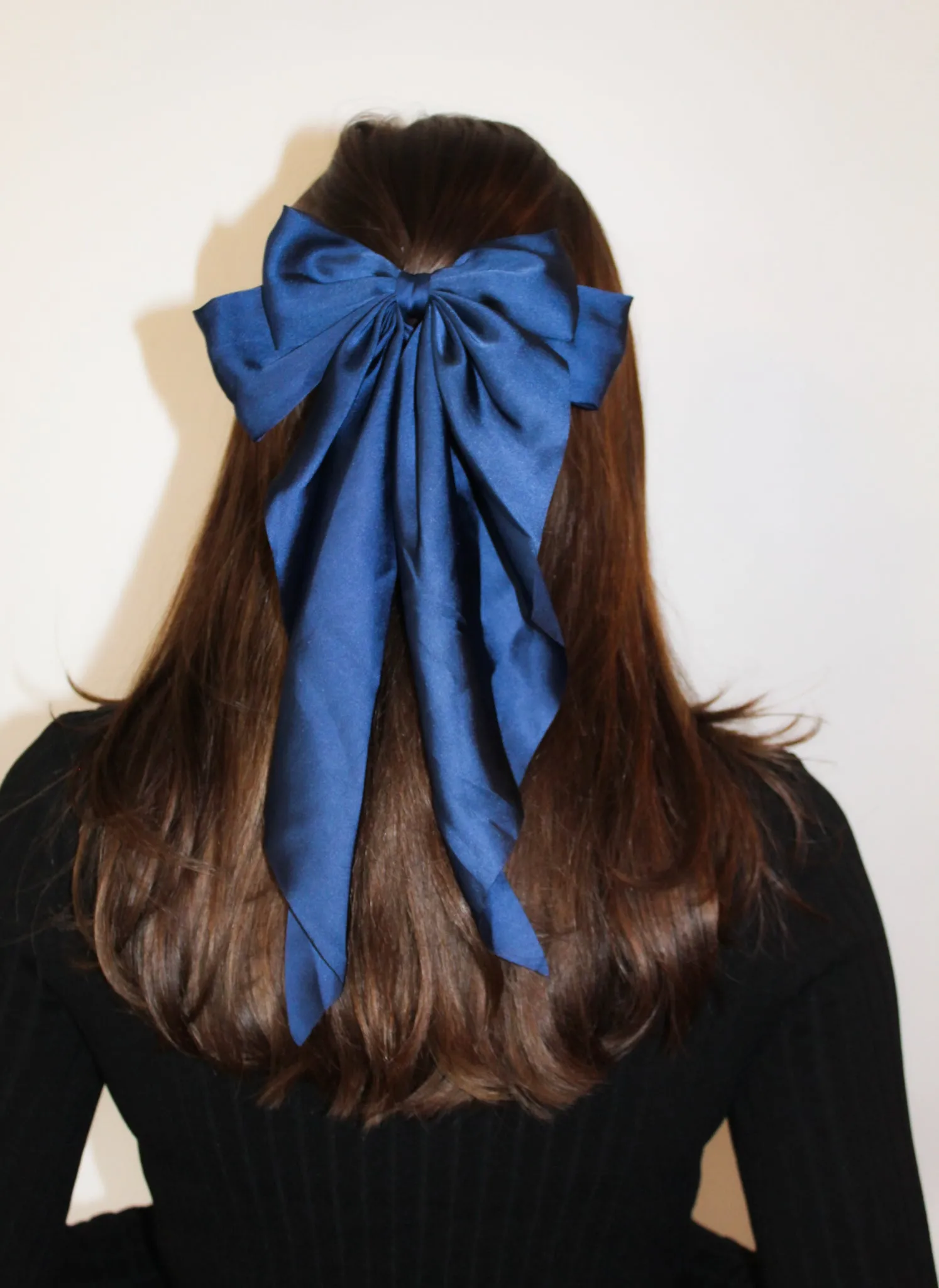 Satin Draped Hair Clip