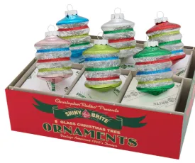 Shiny Brite - Holiday Splendor 6 Count 3.25" Lanterns