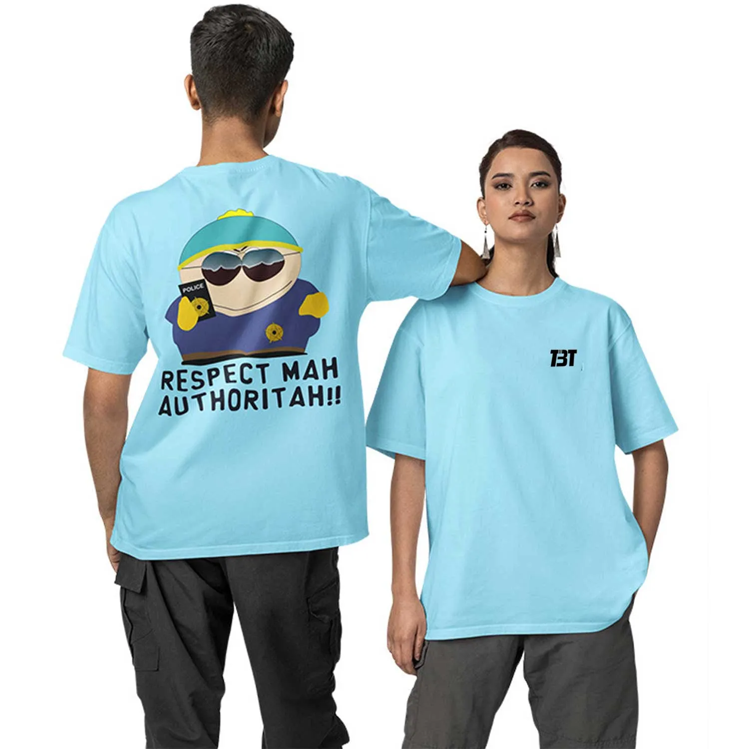 South Park Oversized T shirt - Respect Mah Authoritah