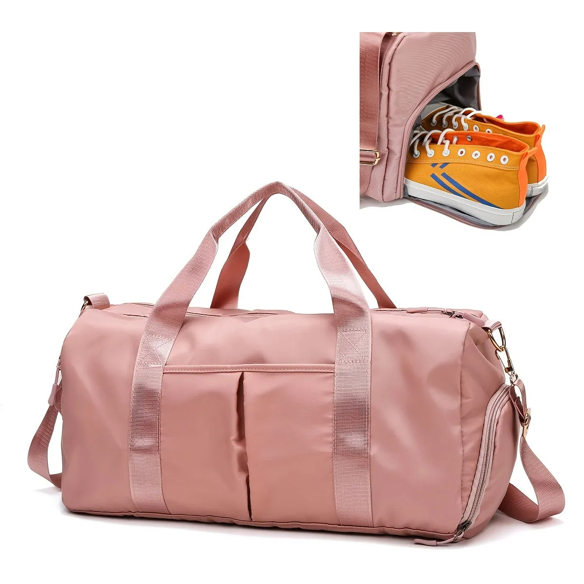 Spacious Travel Duffel with DryWet Separation  Perfect for Gym