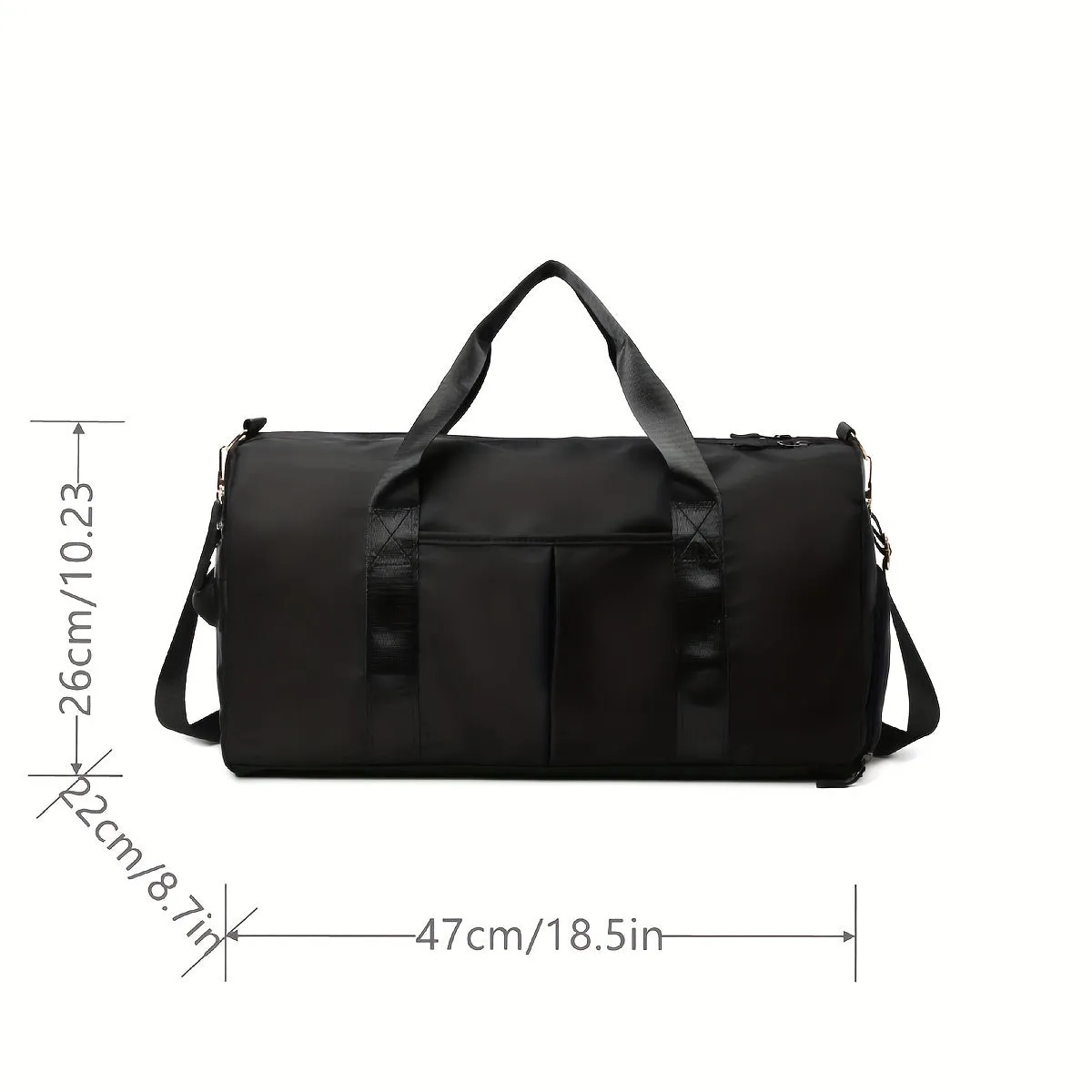 Spacious Travel Duffel with DryWet Separation  Perfect for Gym