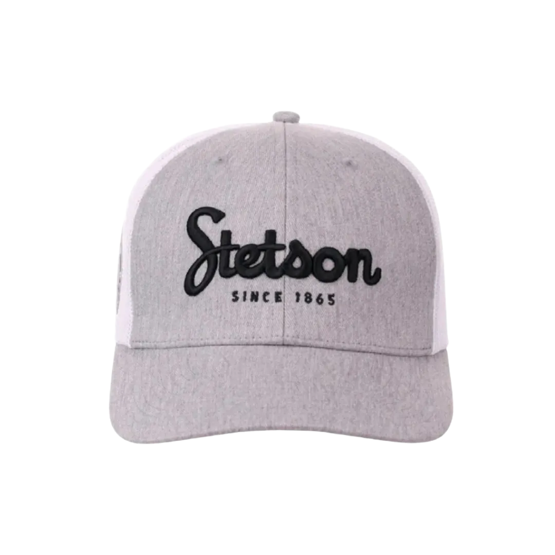 Stetson Apparel Men´s Embroidered Logo Grey Cap