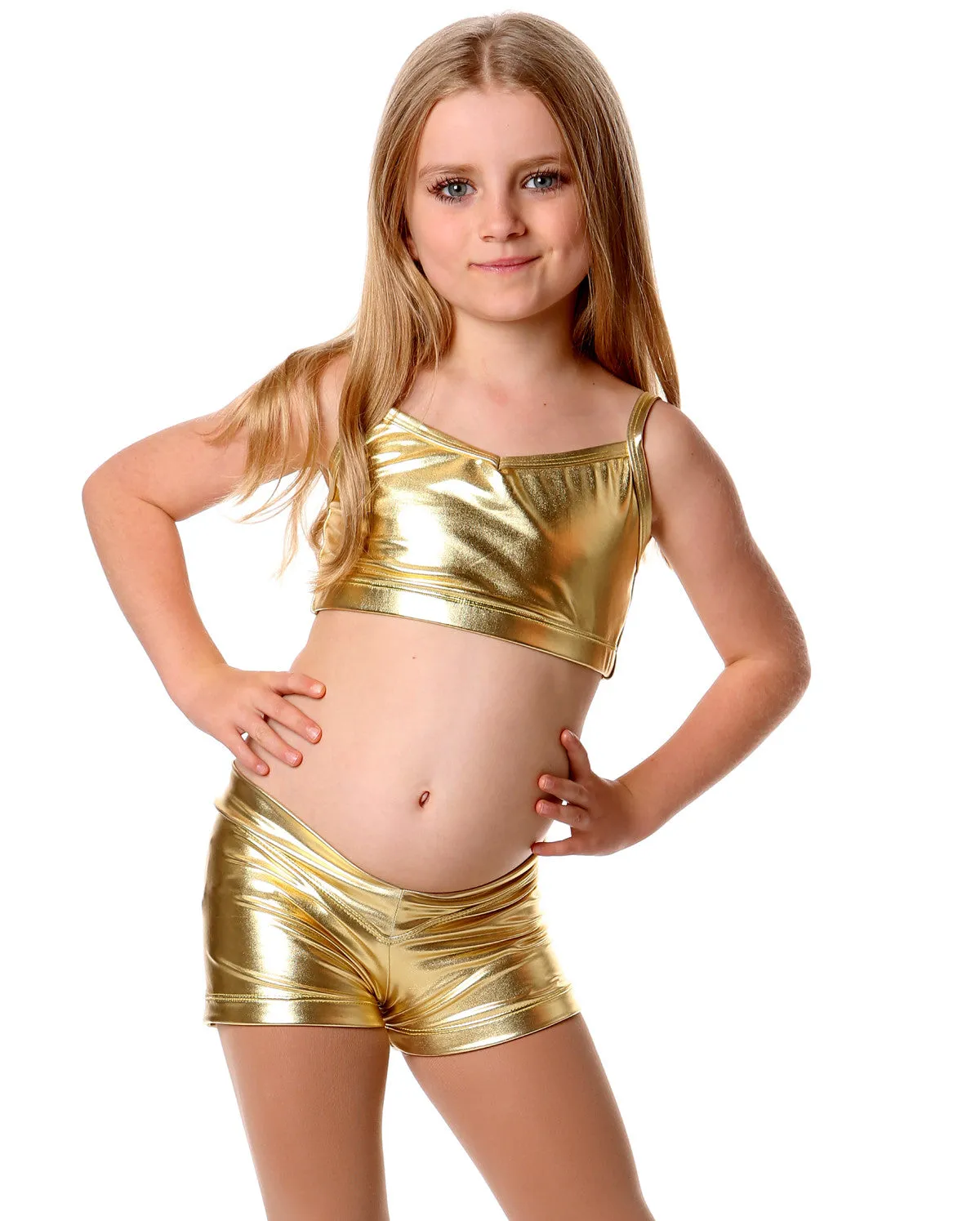 Studio 7 Metallics, Hot Short, Gold, Childs, CHS02