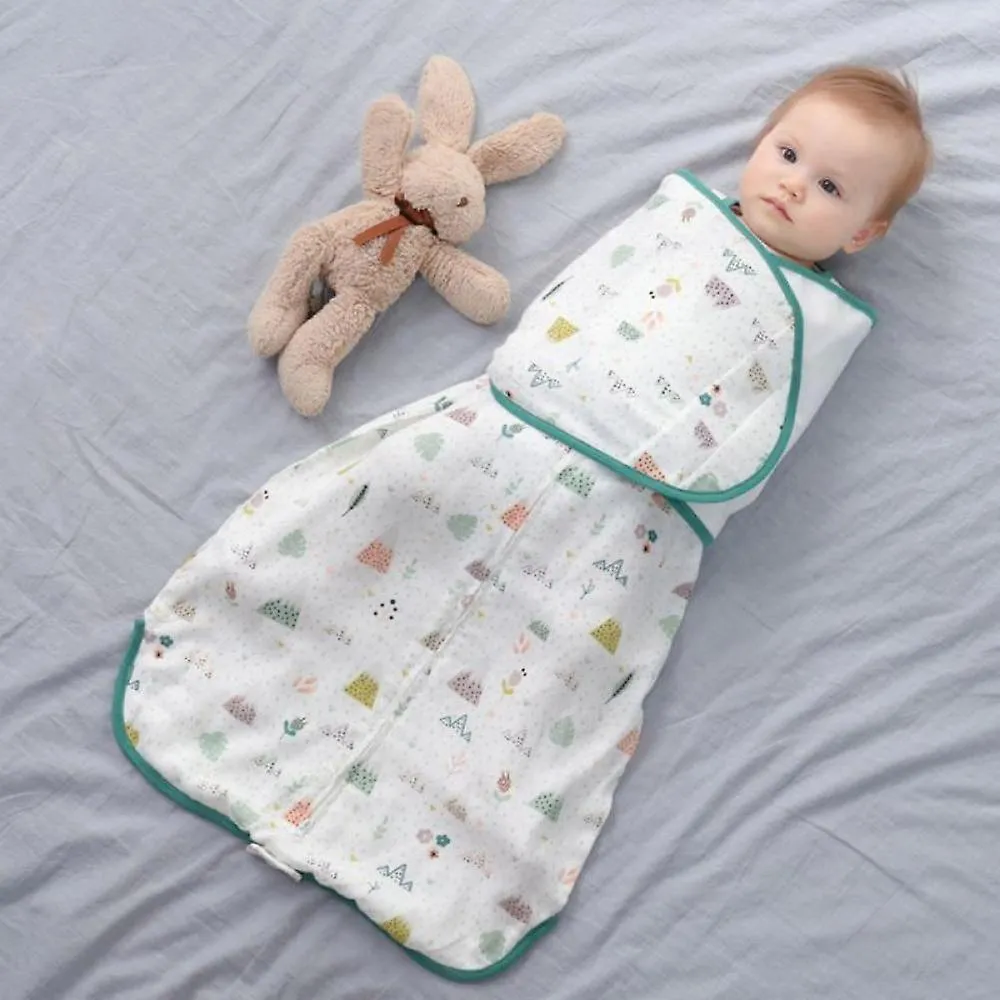 Style5 MNewborns Swaddle Sleepsack Soft Breathable Cotton Infants Sleeping Bag Adjustable Toddlers Wrap Cloth Blanket