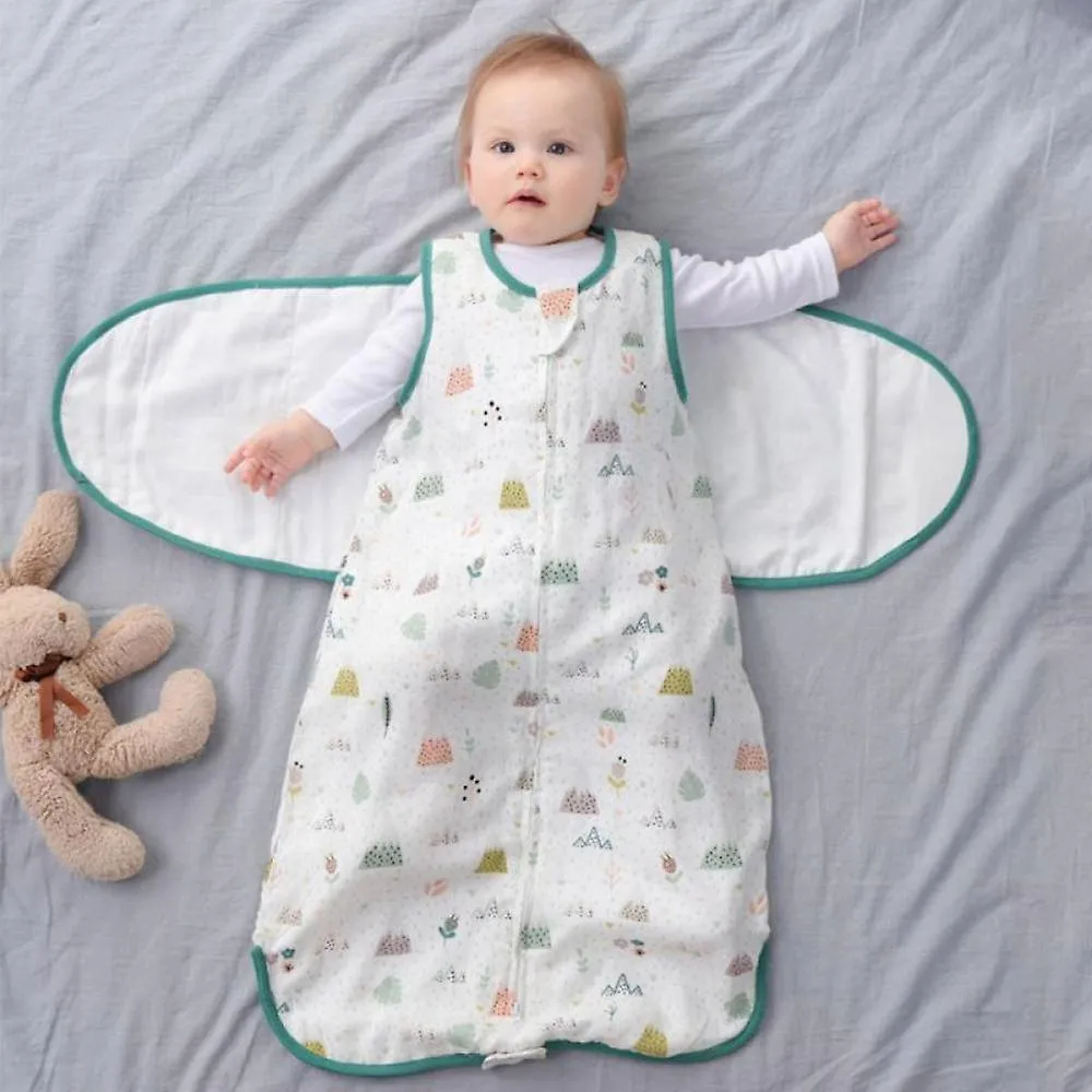 Style5 MNewborns Swaddle Sleepsack Soft Breathable Cotton Infants Sleeping Bag Adjustable Toddlers Wrap Cloth Blanket