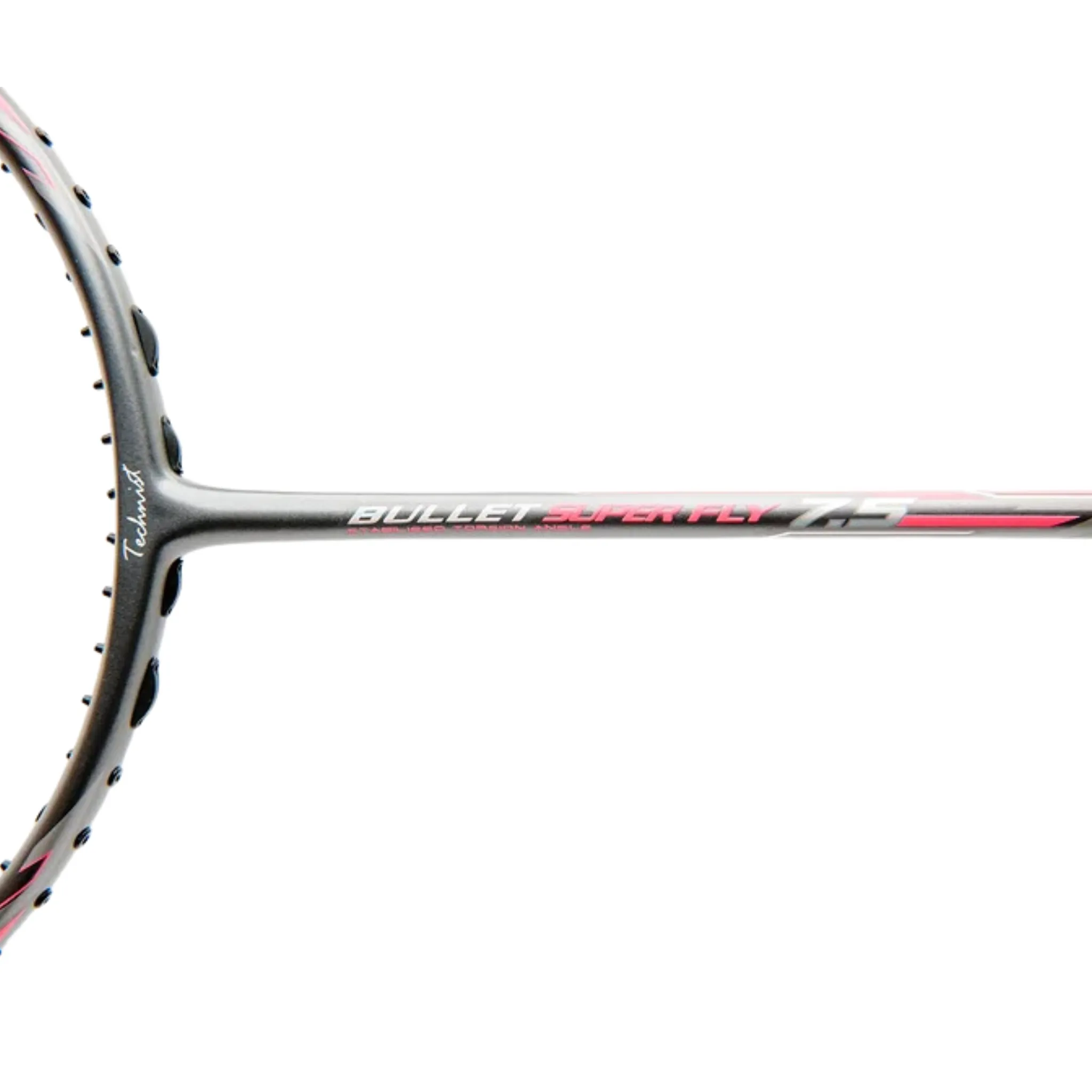 Technist SUPER FLY 7.5 Badminton Racket [Grey/Pink]