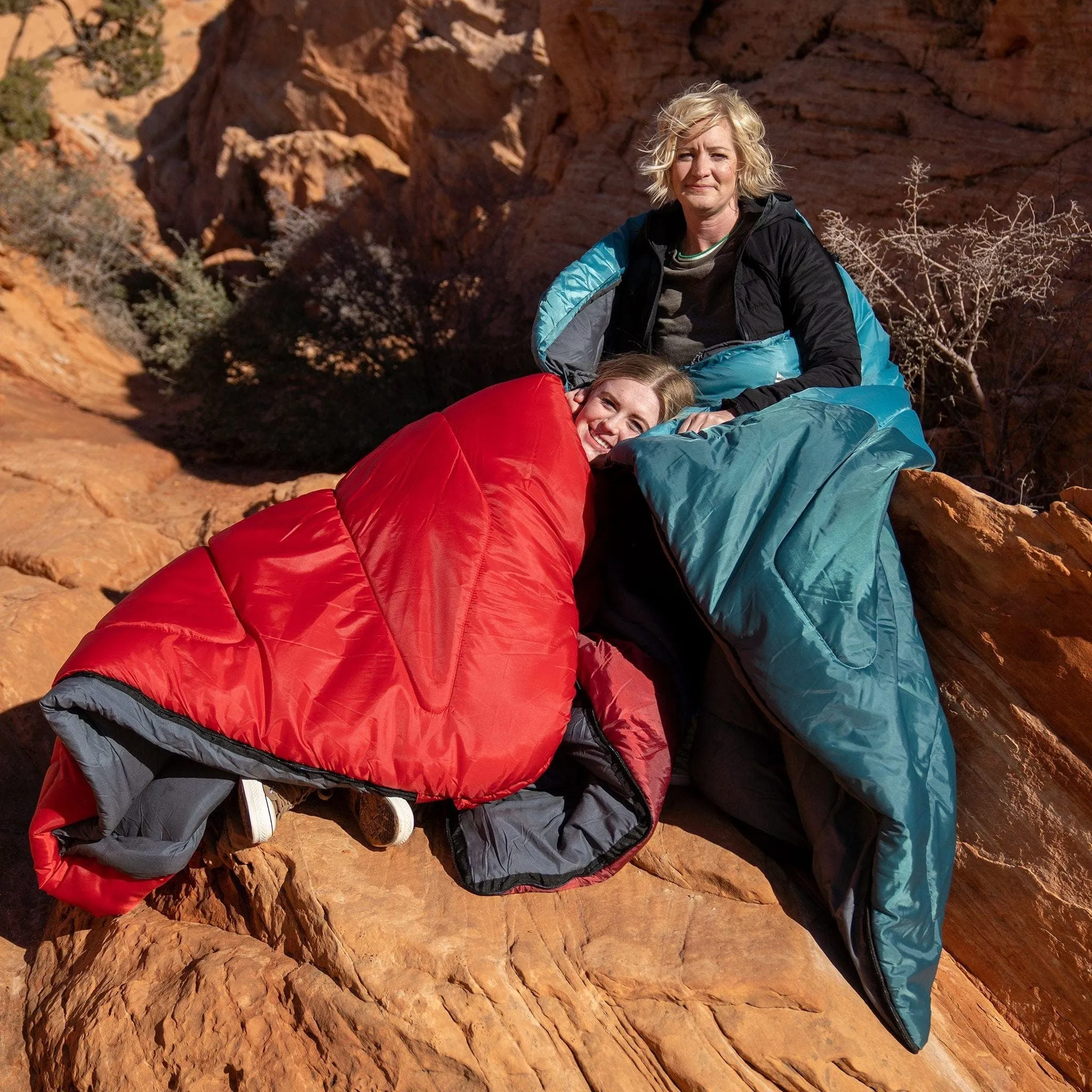 Teton Sports Celsius -7˚c/20˚f Sleeping Bag in Ruby and Grey